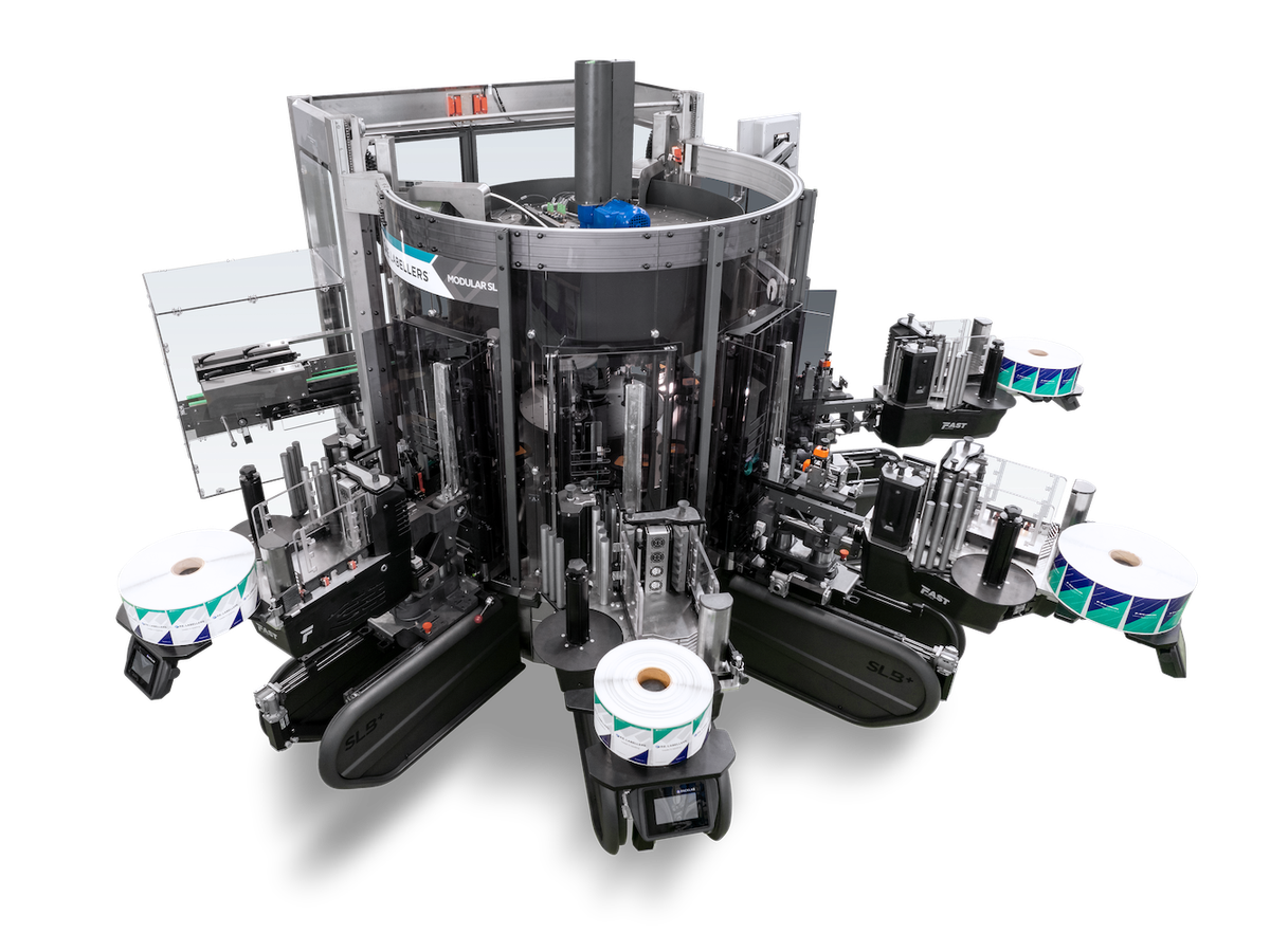 Modula Labeler Modular SL | Automatic Rotary Labeling Machine | P.E. Labellers