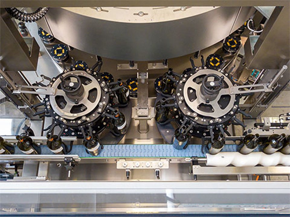 Labelling Machine Carousel Double Carousel | Automated Labeling Solutions | P.E. Labellers